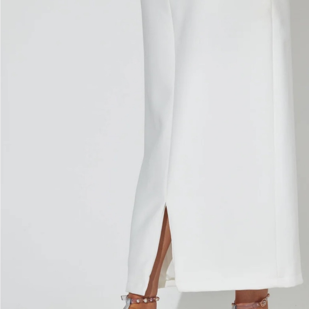 NWT Odd Muse London The Ultimate Muse Pearl Trim Midi Dress White Size XS - Picture 5 of 16